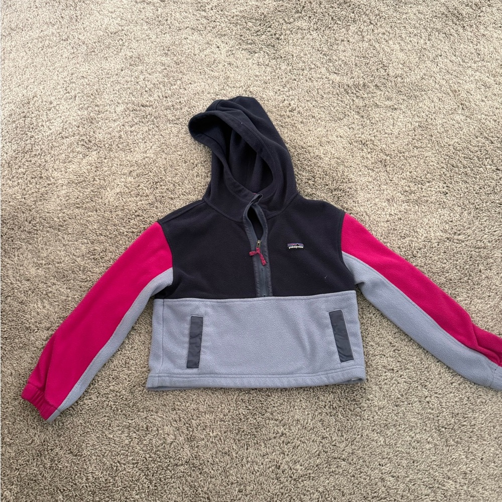 Kids' Microdini Cropped Hoody Pullover